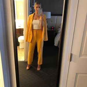 Lover and friends yellow pantsuit